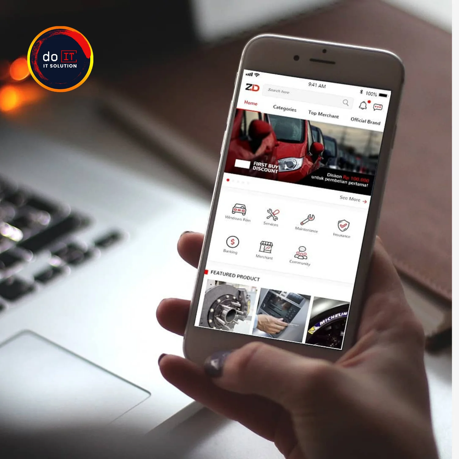 Pembuatan Aplikasi Marketplace Otomotif Android & iOS