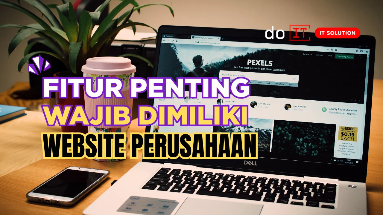 fitur website perusahaan