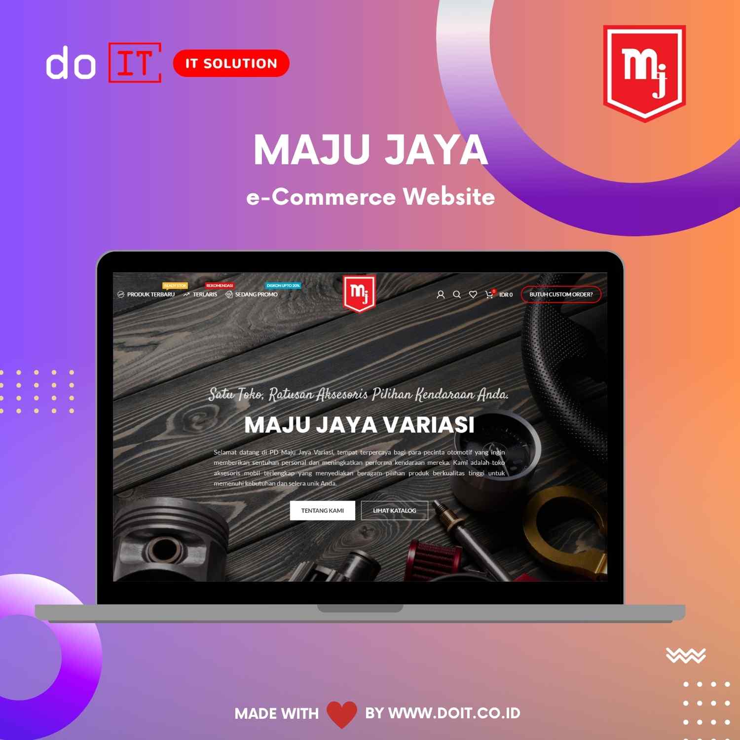 Jasa website toko online