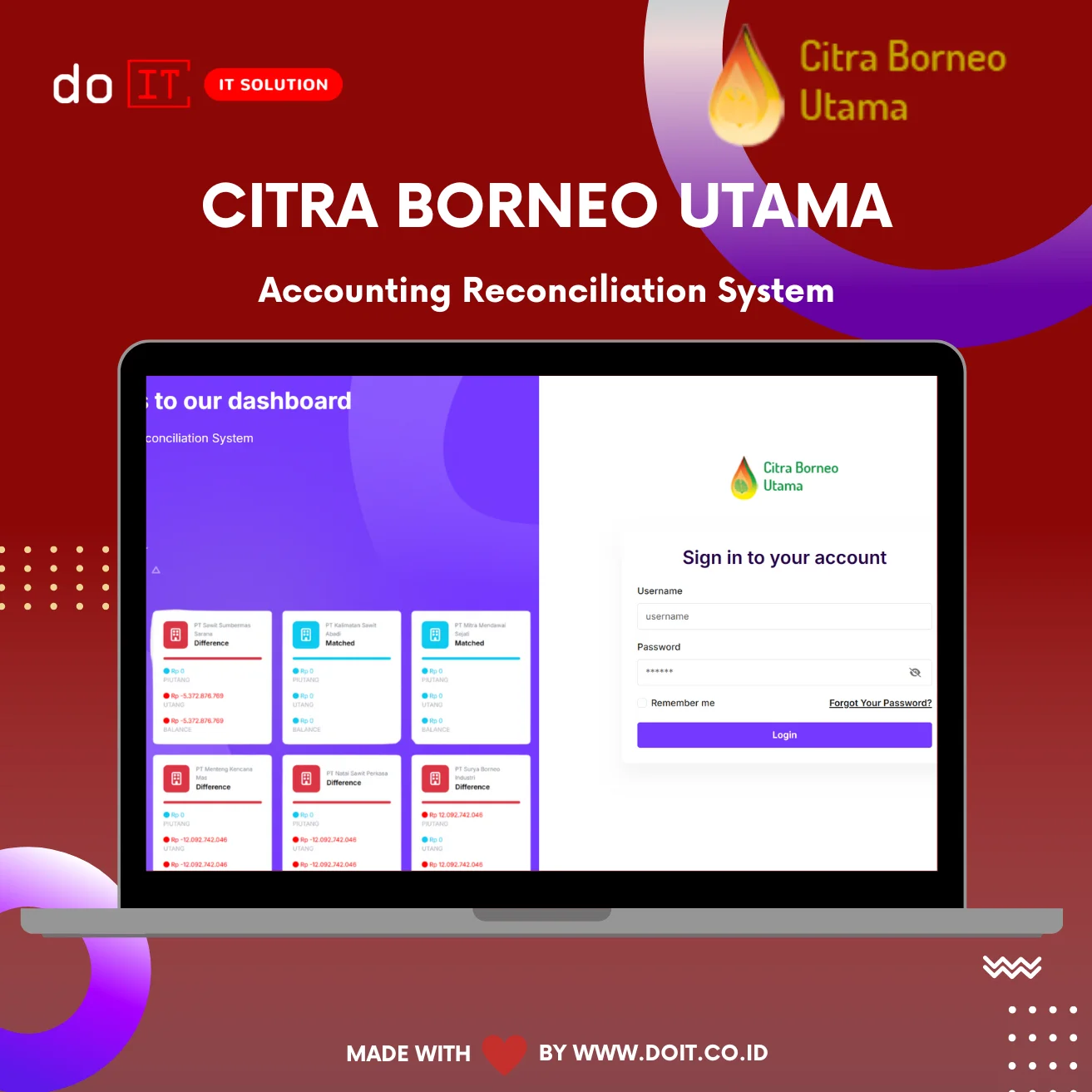 Pengembangan Sistem Rekonsiliasi Akuntansi oleh doIT