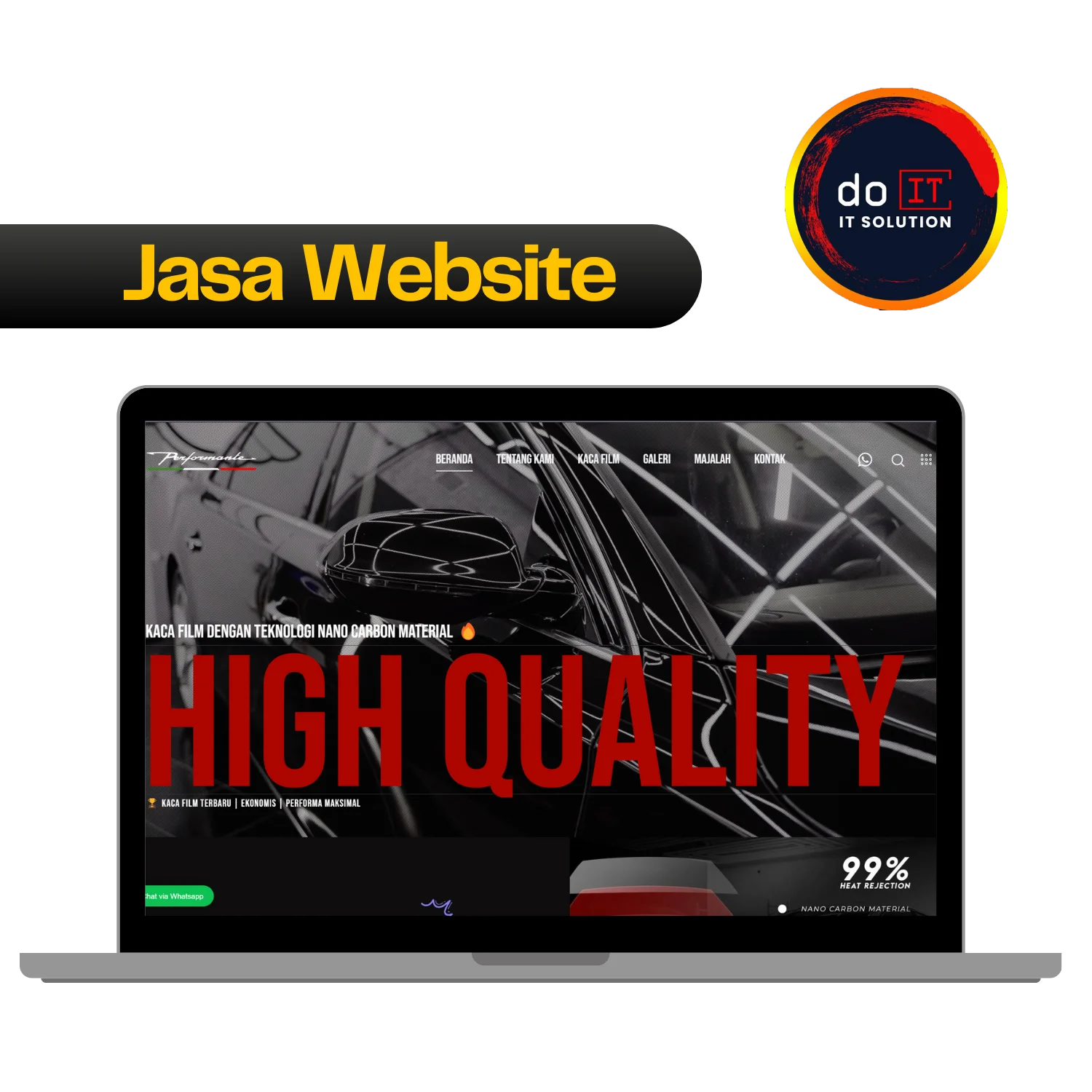 jasa website