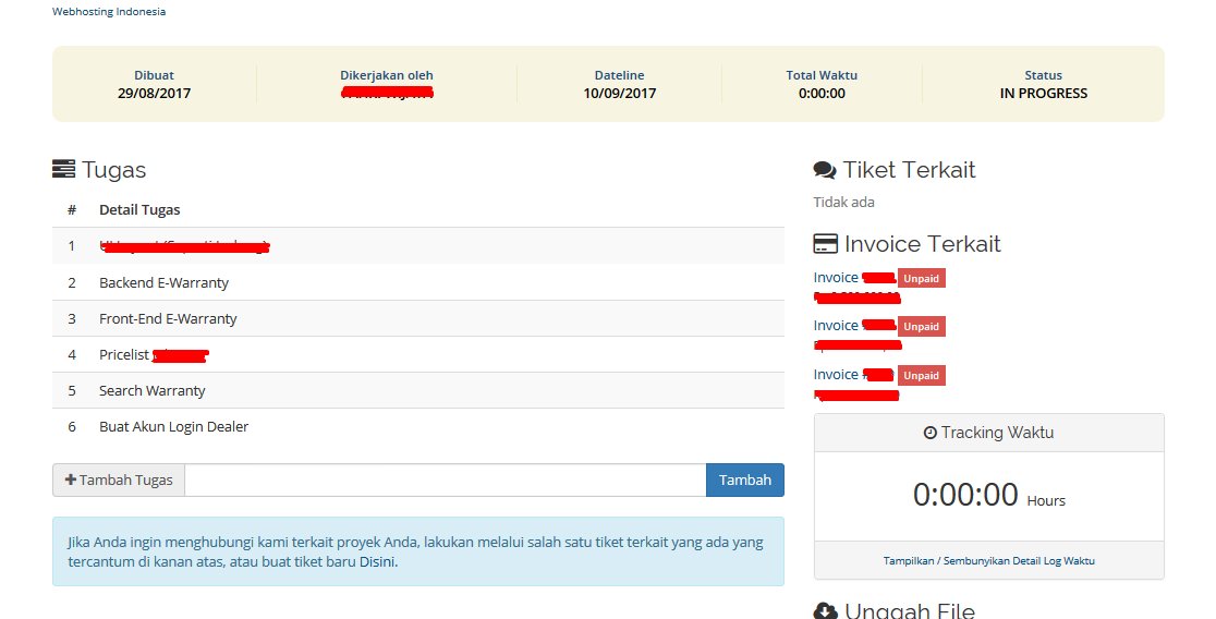 Mengelola dan Memantau Manajemen Proyek Anda
